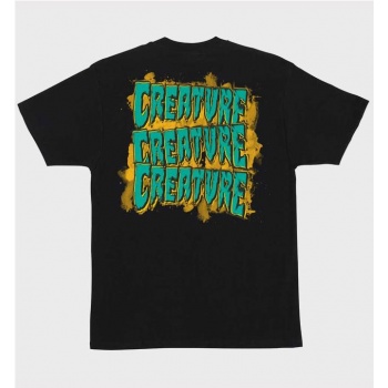 CREATURE LOGO SPILL TEE NEGRO