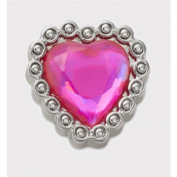 CROCS JIBBITZ HEART GEM ROSADO