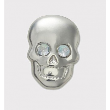 CROCS JIBBITZ Y2K SKULL PLATA