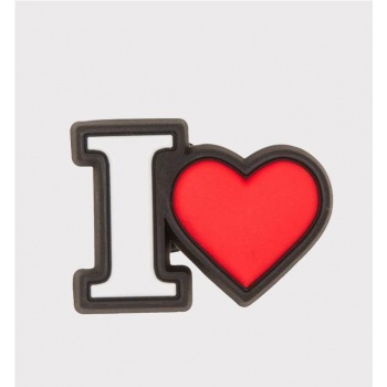 CROCS JIBBITZ I HEART ROJO