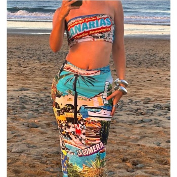 CHACHO TOURIST POSTAL SKIRT...