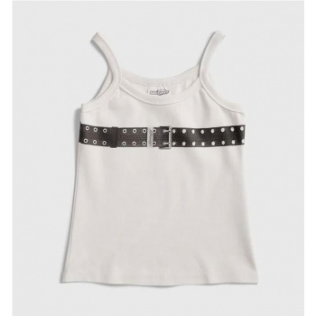 SSSTUFFF BELT TANK TOP BLANCO