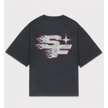 6IXT4OUR SF FADED TEE NEGRO