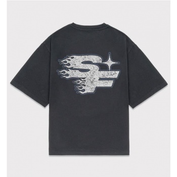 6IXT4OUR SF FADED TEE NEGRO
