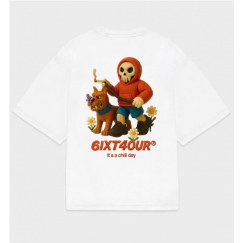6IXT4OUR CHILL DAY TEE BLANCO