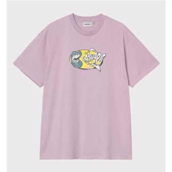 CARHARTT WIP LOUDER TEE ROSADO