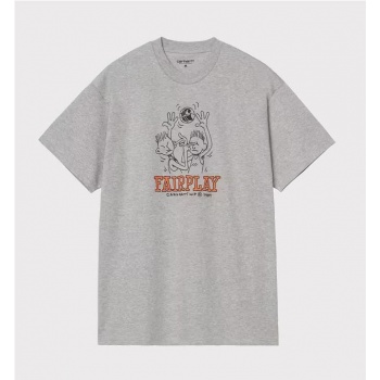 CARHARTT WIP FAIRPLAY TEE GRIS