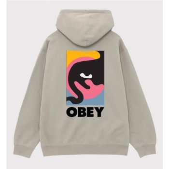 OBEY QUARTER ICON HOODIE GRIS