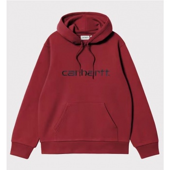CARHARTT WIP HOODED SWEAT ROJO