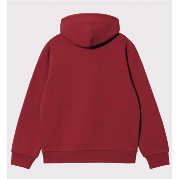 CARHARTT WIP HOODED SWEAT ROJO 2