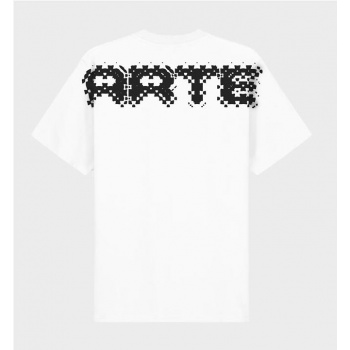 ARTE PIXEL BACK TEE BLANCO