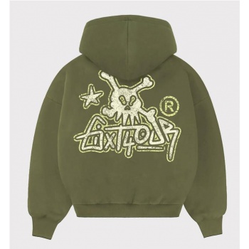 6IXT4OUR SKULL TAG HOODIE...
