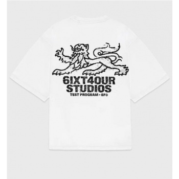 6IXT4OUR LION TEE BLANCO