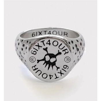 6IXT4OUR DISTRESSD SIGNET...