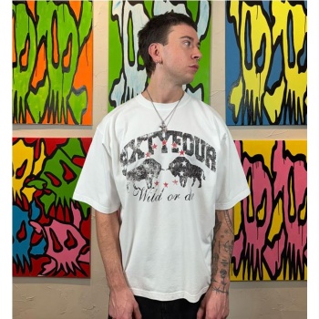6IXT4OUR BUFFALO TEE BLANCO 2