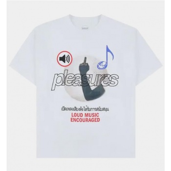 PLEASURES LOUD MUSIC TEE...