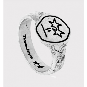 TWOJEYS STARRY EYED RING PLATA