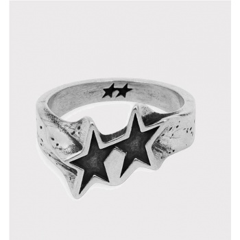 TWOJEYS TILTED ICON RING PLATA 2