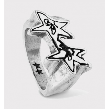 TWOJEYS SKETCHY STARS RING...