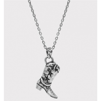 TWOJEYS BOOT NECKLACE PLATA