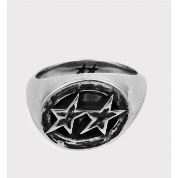 TWOJEYS ICON SIGNET RING PLATA 2