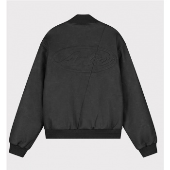 ARTE LEATHER VARSITY JACKET...