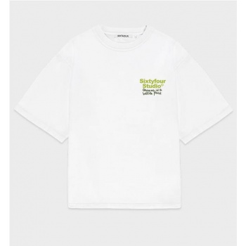 6IXT4OUR WARRIOR TEE BLANCO 2