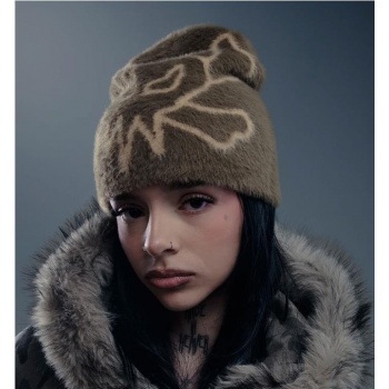 6IXT4OUR FURRY SKULL BEANIE... 2