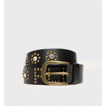 PLEASURES STUDDED BELT NEGRO