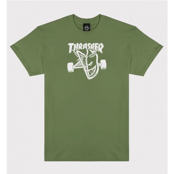 THRASHER TRASH BURN TEE VERDE