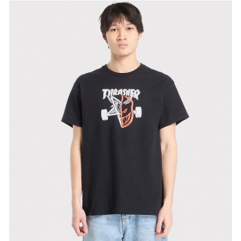 THRASHER THRASH BURN TEE NEGRO 2