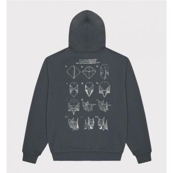 RIPNDIP ORIGAMI HOODIE GRIS