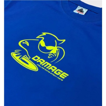 DAMAGE PIMPIN TEE AZUL BLANCO 2