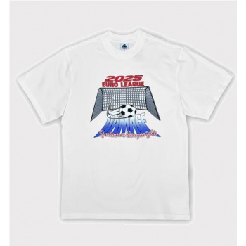 DAMAGE EUROLIGA TEE BLANCO