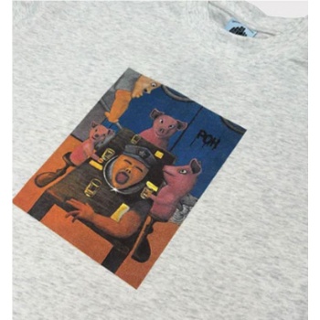 DAMAGE POH BANQUETE TEE GRIS 2