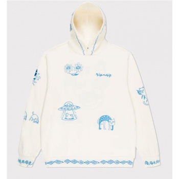 RIPNDIP BLONDED HOODIE BLANCO