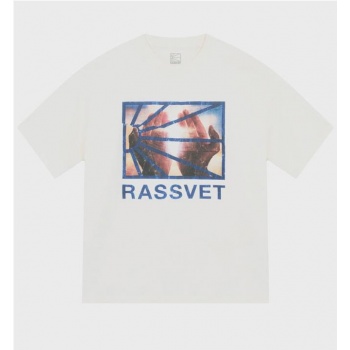 RASSVET HANDS LOGO TEE BLANCO