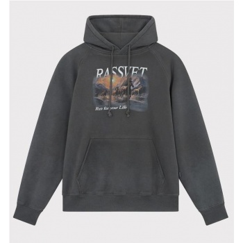 RASSVET HORSES RAGLAN HOOD...