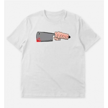 CLEAVER FIST TEE BLANCO