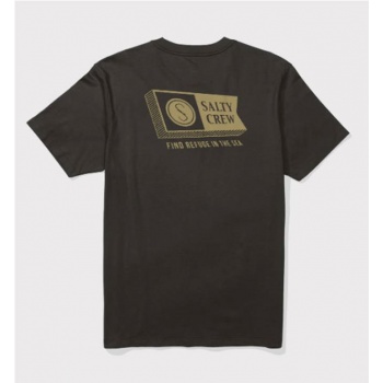 SALTY CREW ALPHABET TEE NEGRO