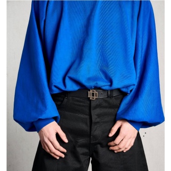 DAME MONOGRAM BELT NEGRO 2