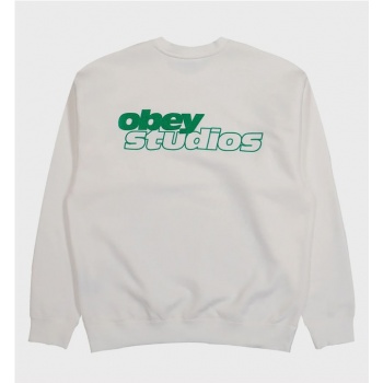 OBEY TONIC CREWNECK BLANCO