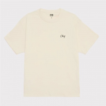 OBEY PAPER ROSE TEE BEIGE1 2