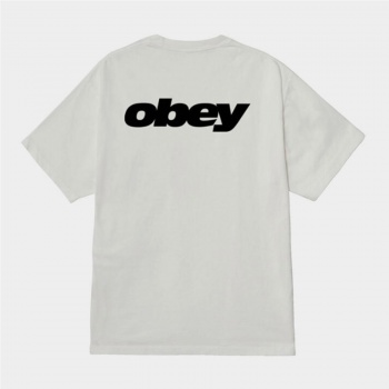 OBEY BOUNCE PIGMENT TEE BLANCO