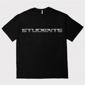 STUDENTS SOLID TEE NEGRO