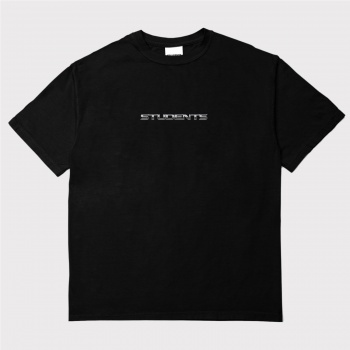STUDENTS SOLID TEE NEGRO 2
