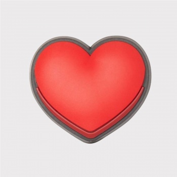 CROCS JIBBITZ HEART ROJO