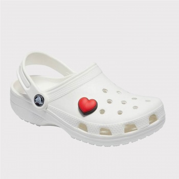 CROCS JIBBITZ HEART ROJO 2