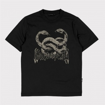 WASTED PARIS SNAKES TEE NEGRO