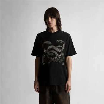 WASTED PARIS SNAKES TEE NEGRO 2